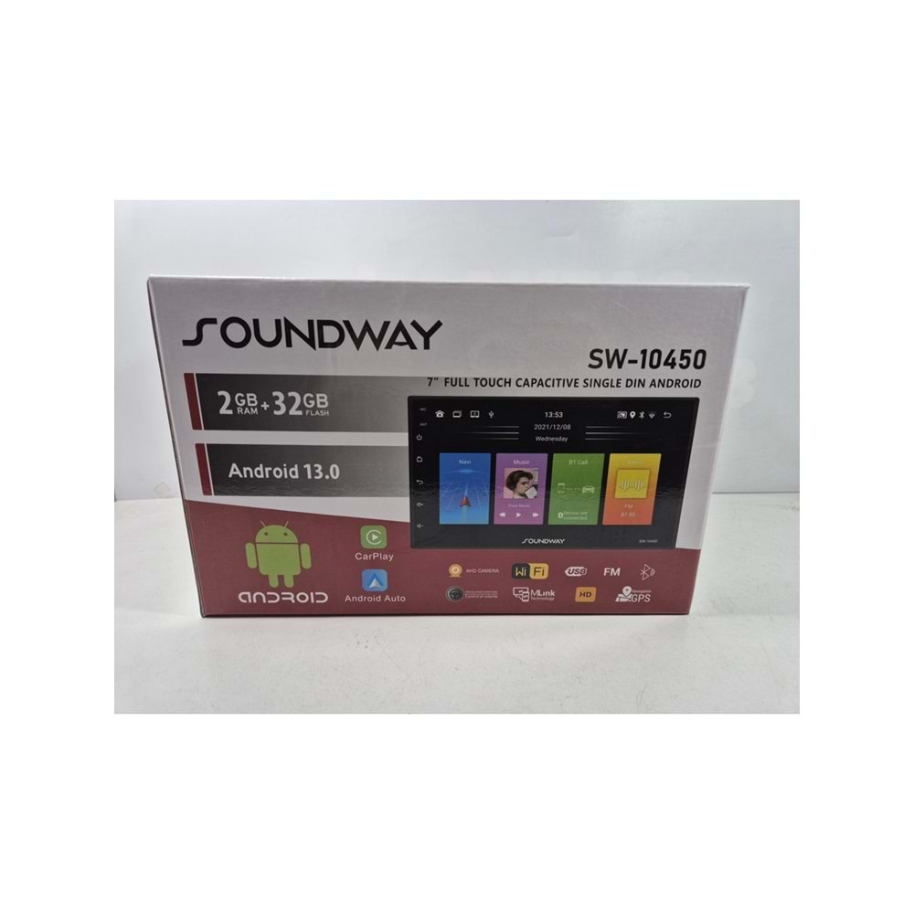 Soundway Ince Kasa Android Double Teyp – Aşağı Yukarı Ayarlanan Tofaş Android Ekranlı Teyp