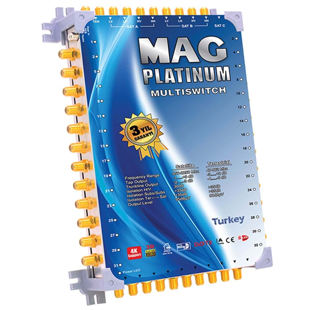 MAG PLATINUM 10*40 SONLU UYDU SANTRALİ