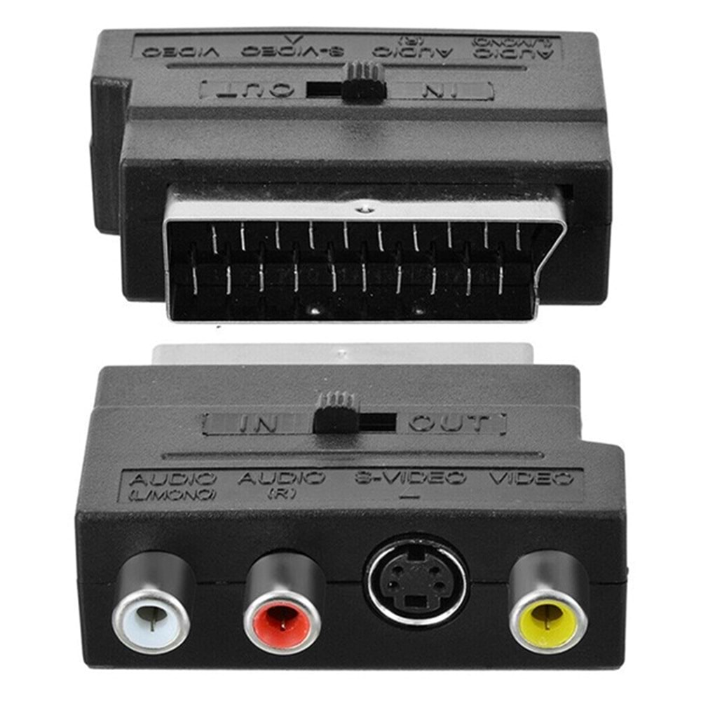 ELEKTROMER SCART ADAPTÖR SWICHLİ (İN-OUT)