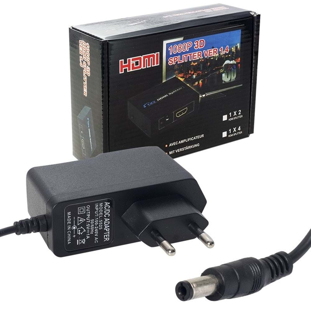 POWERMASTER PM-12080 1.4V 4 PORT HDMI SPLITTER DAĞITICI