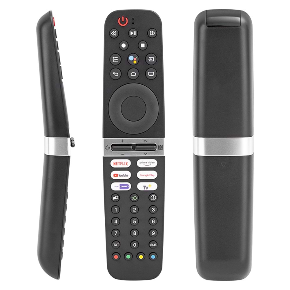 WEKO KL SES KOMUTLU ARÇELİK NETFLIX-PRIME VIDEO-BEINCONNECT-YOUTUBE-TV+ TUŞLU MİKROFONLU LED TV KUMANDA