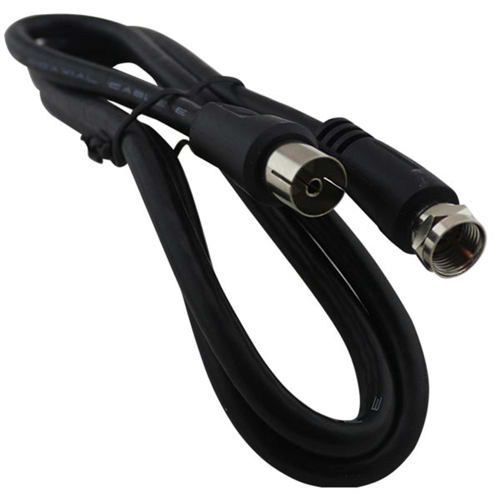 POWERMASTER 60 OHM DİŞİ / F ERKEK KABLO 1.2 METRE KABLO