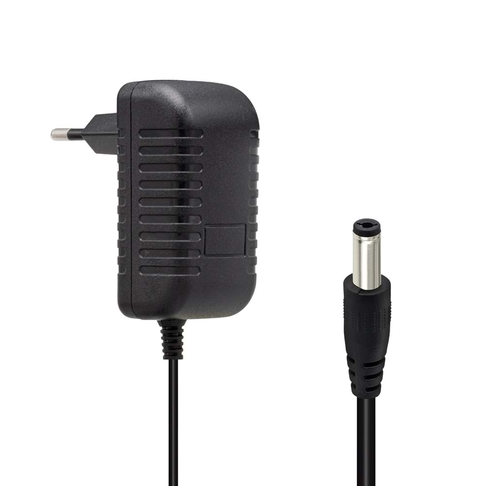 WEKO 24 VOLT - 1 AMPER 5.5*2.5 UÇLU PLASTİK KASA PRİZ TİP ADAPTÖR KUTUSUZ YERLİ ÜRETİM