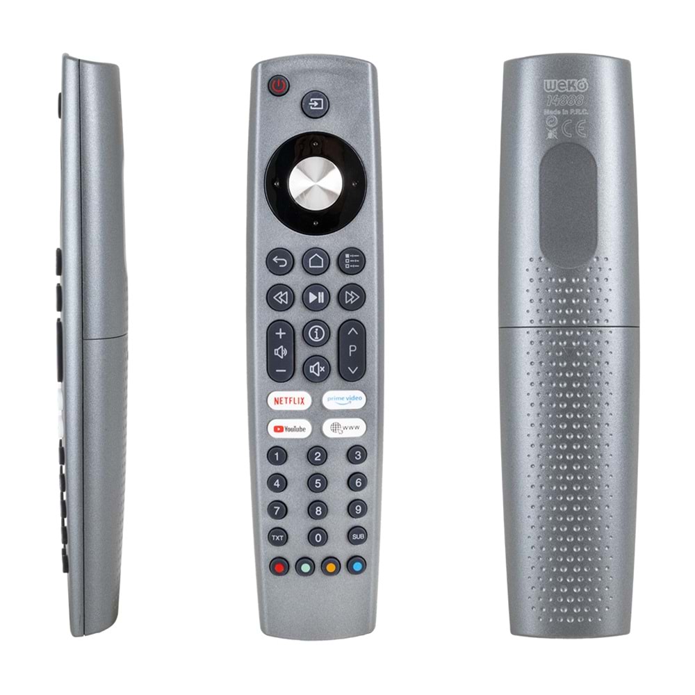 WEKO KL ARÇELİK BEKO B55 A 860*GRUNDIG AN1187R NETFLIX-YOUTUBE-GOOGLE-PRIME TUŞLU LCD TV KUMANDA