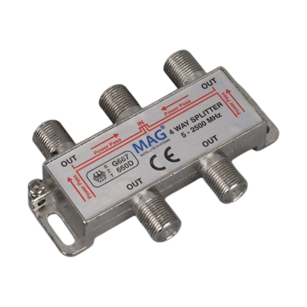 MAG 1/4 SPLITTER 5-2500 MHZ