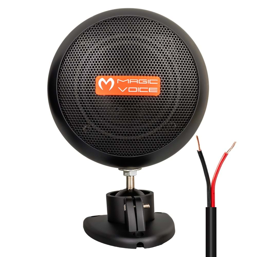 MAGICVOICE MV-13 7.5 CM 20 WATT 2'Lİ TAKIM SİYAH TRAFOSUZ SÜTUN SARKIK HOPARLÖR