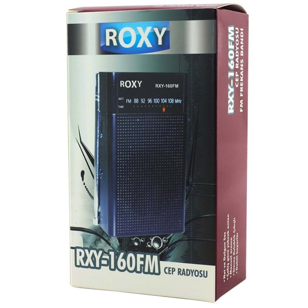 ROXY RXY-160FM CEP TİPİ MİNİ ANALOG RADYO