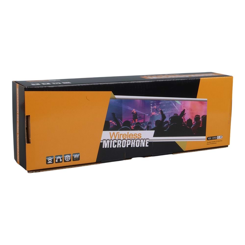 MAGICVOICE MV-1301E UHF EKRANLI 1 EL KABLOSUZ TELSİZ MİKROFON