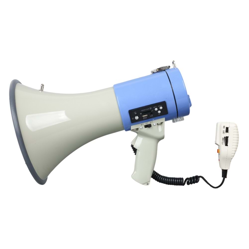 MAGICVOICE MV-66 USB/SD/ MAYKLI 25 W MEGAFON (8 AD BÜYÜK BOY PİLLİ+ŞARJ ÜNİTELİ)