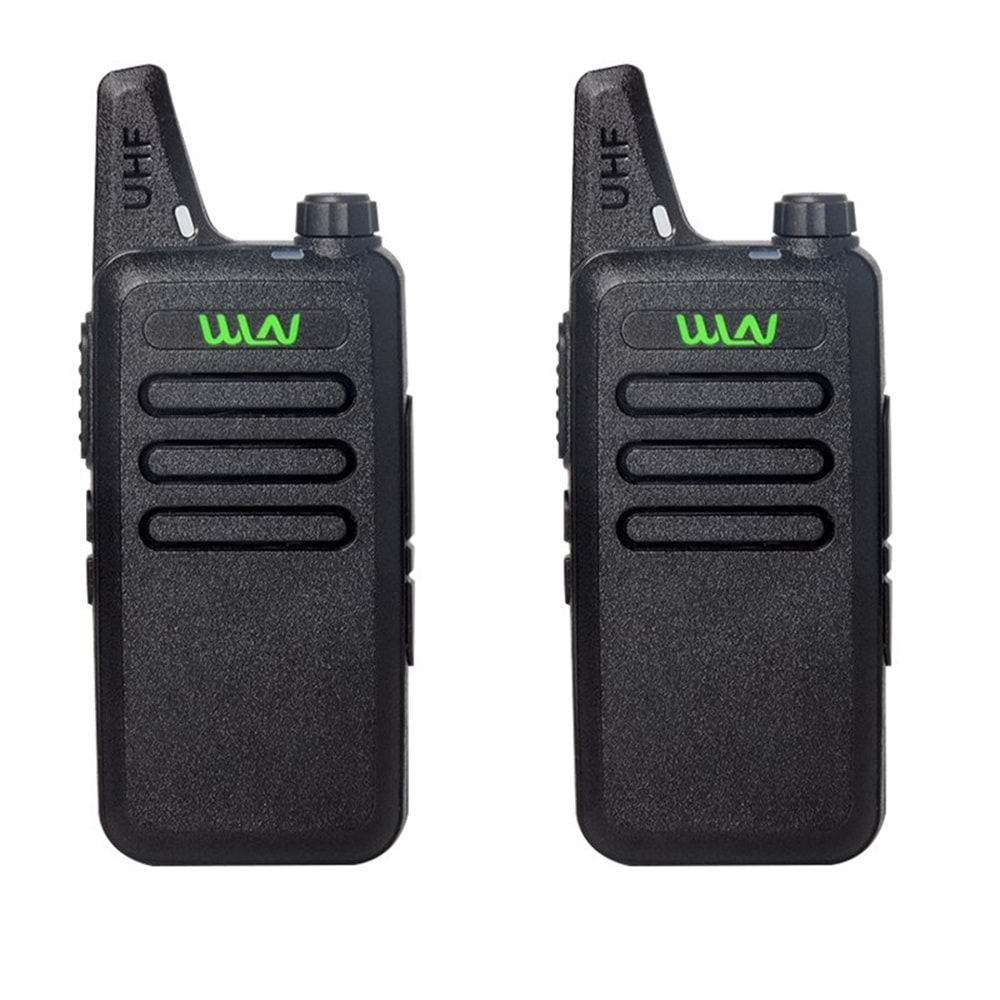 WLN PMR-446 16 KANAL 15 KM İKİLİ EL TELSİZİ ŞARJ ÜNİTESİ VE LİON BATARYA DAHİL(KULAKLIK 15731)