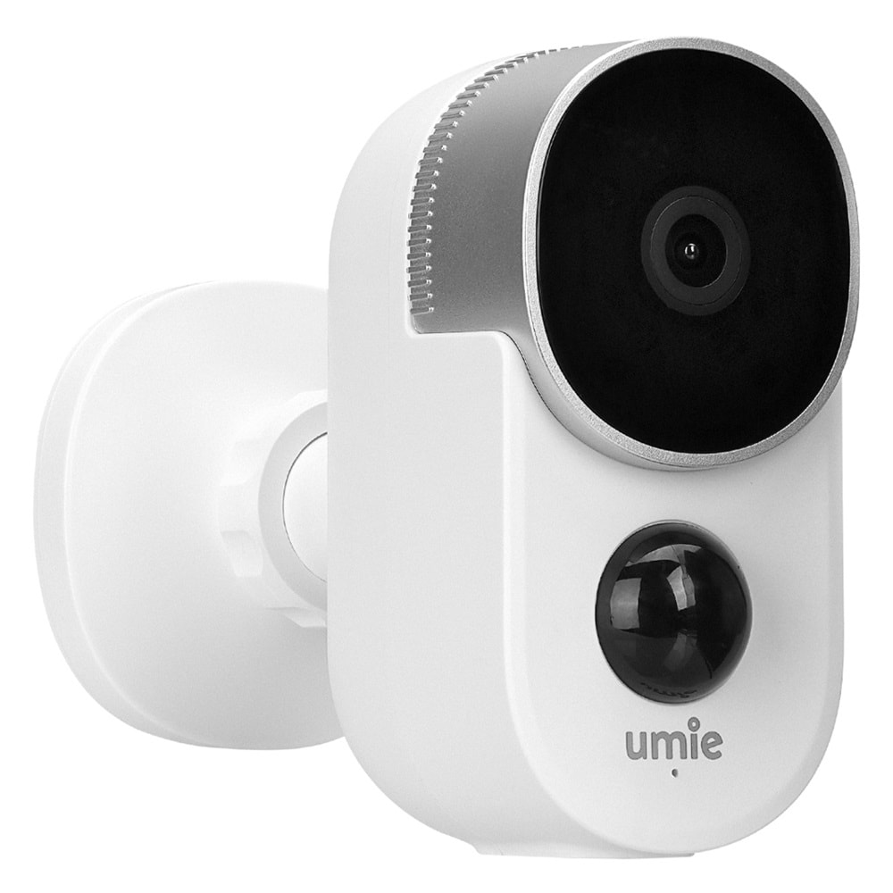 UMIE UM-BK21 BEYAZ 2MP TF KART 2 YÖNLÜ SES 6700 MAH BATARYA KABLOSUZ TUYA DESTEKLİ AKILLI IP KAMERA