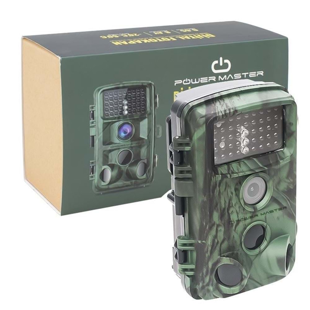 POWERMASTER HH-632V2 16 MP 1080P 42 LED 120 DERECE PIR SENSÖRLÜ FOTOKAPAN KAMUFLAJ KAMERA HAHI