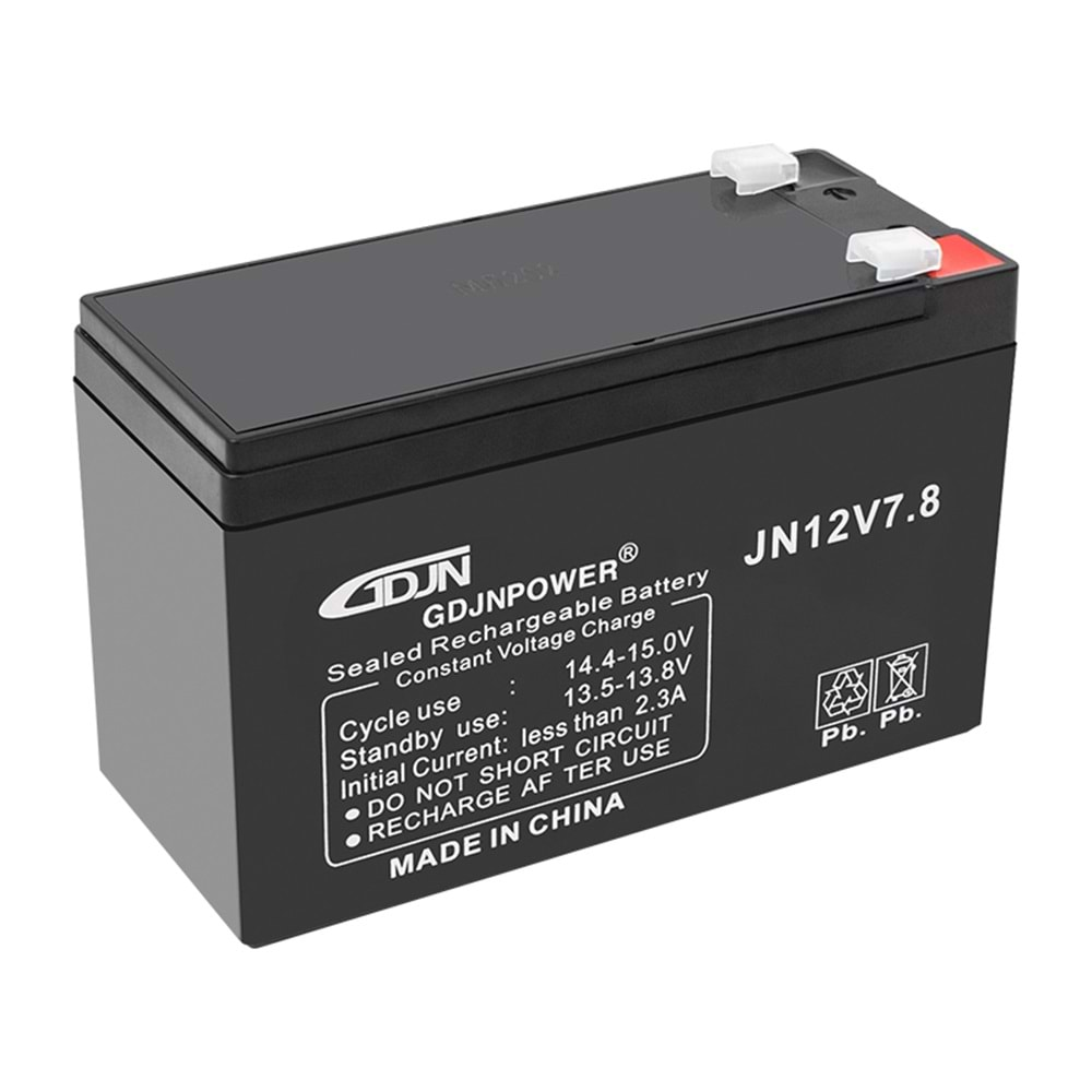 GDJN JN12V7.8 12 VOLT - 7.8 AMPER AKÜ (150 X 95 X 65 MM)