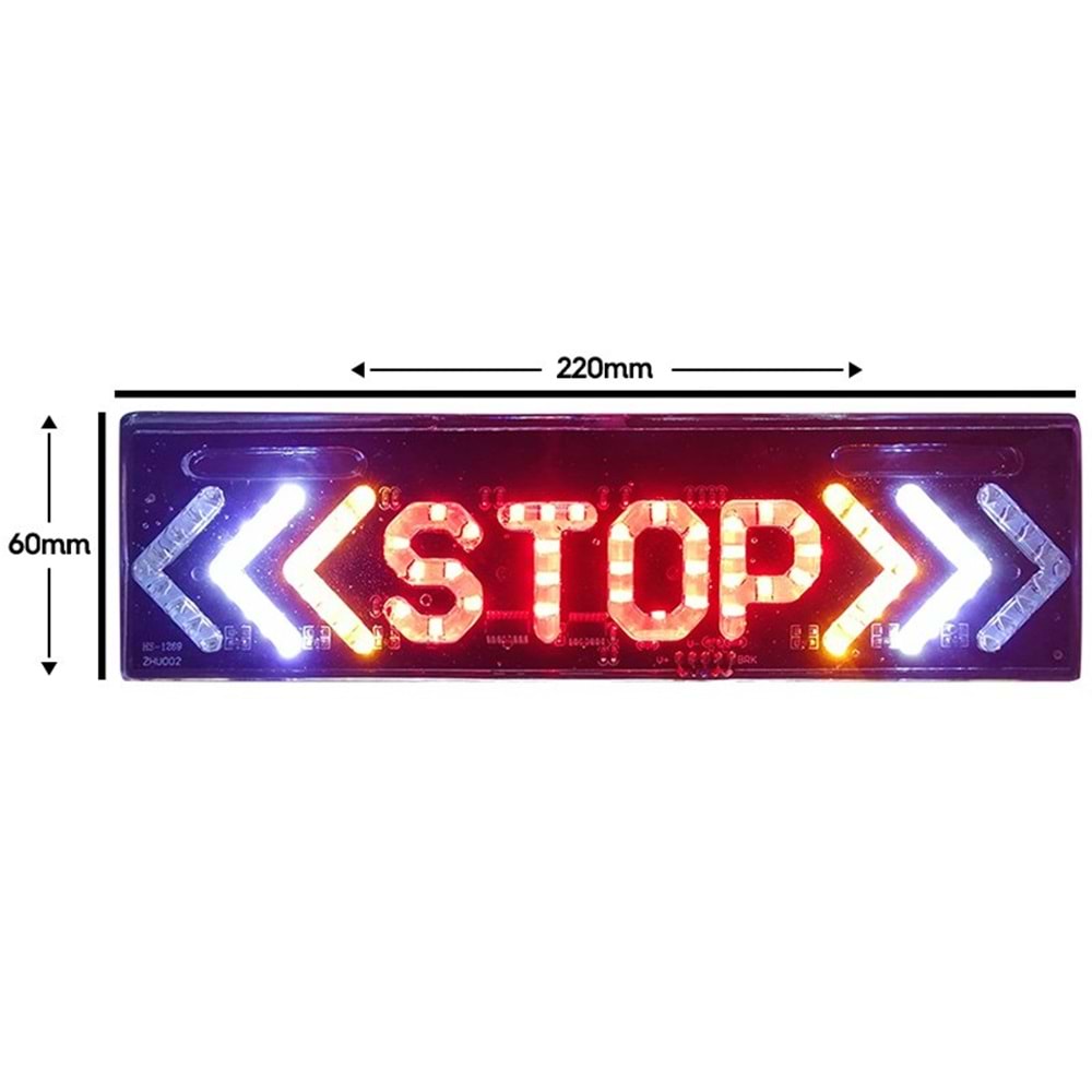 POWERMASTER ELEKTRİKLİ İŞARET CİHAZI OKLU STOP BÜYÜK