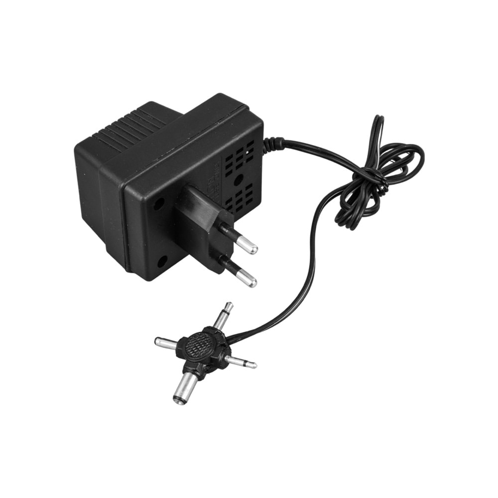 POWERMASTER PM-20043 3 VOLT - 12 VOLT 500 MA AYARLI ADAPTÖR 4 UÇLU (525 AMERİKAN FİŞİ BEDELSİZ VER)