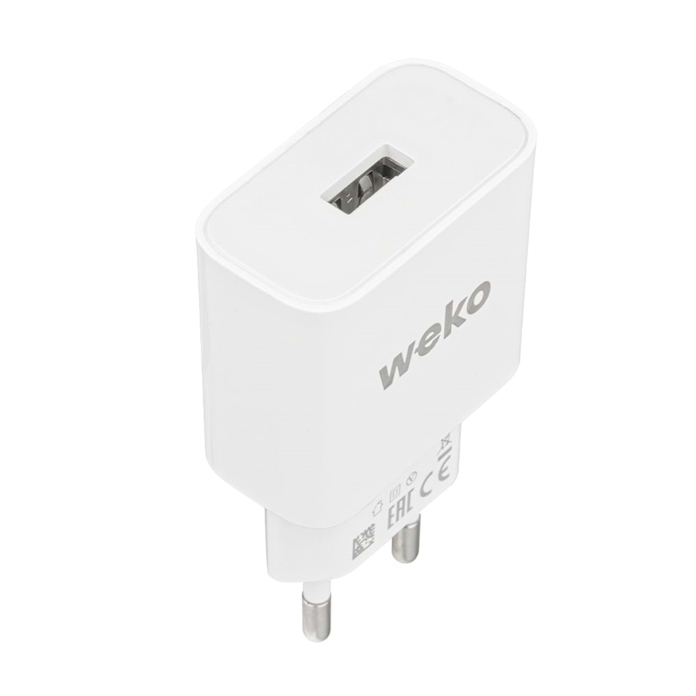 WEKO WK-21436 M7 2.1 AMPER ŞARJ BAŞLIK ADAPTÖRÜ + MICRO USB KABLO