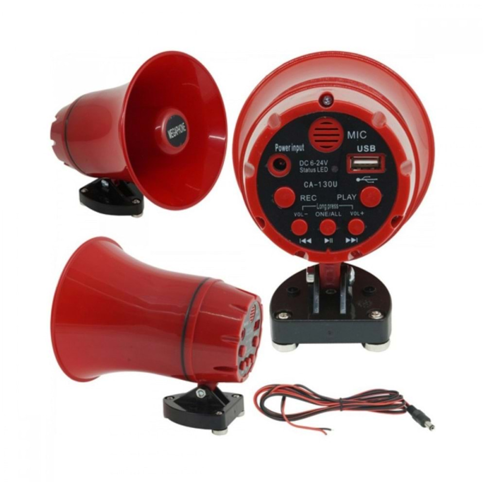 MAGICVOICE DC 6-24V ANFİ HORN HOPARLÖR