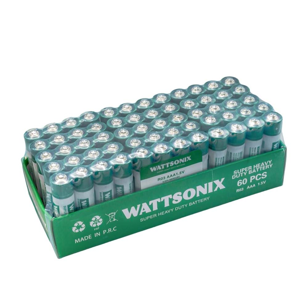 WATTSONIX R03 AAA İNCE KALEM PİL