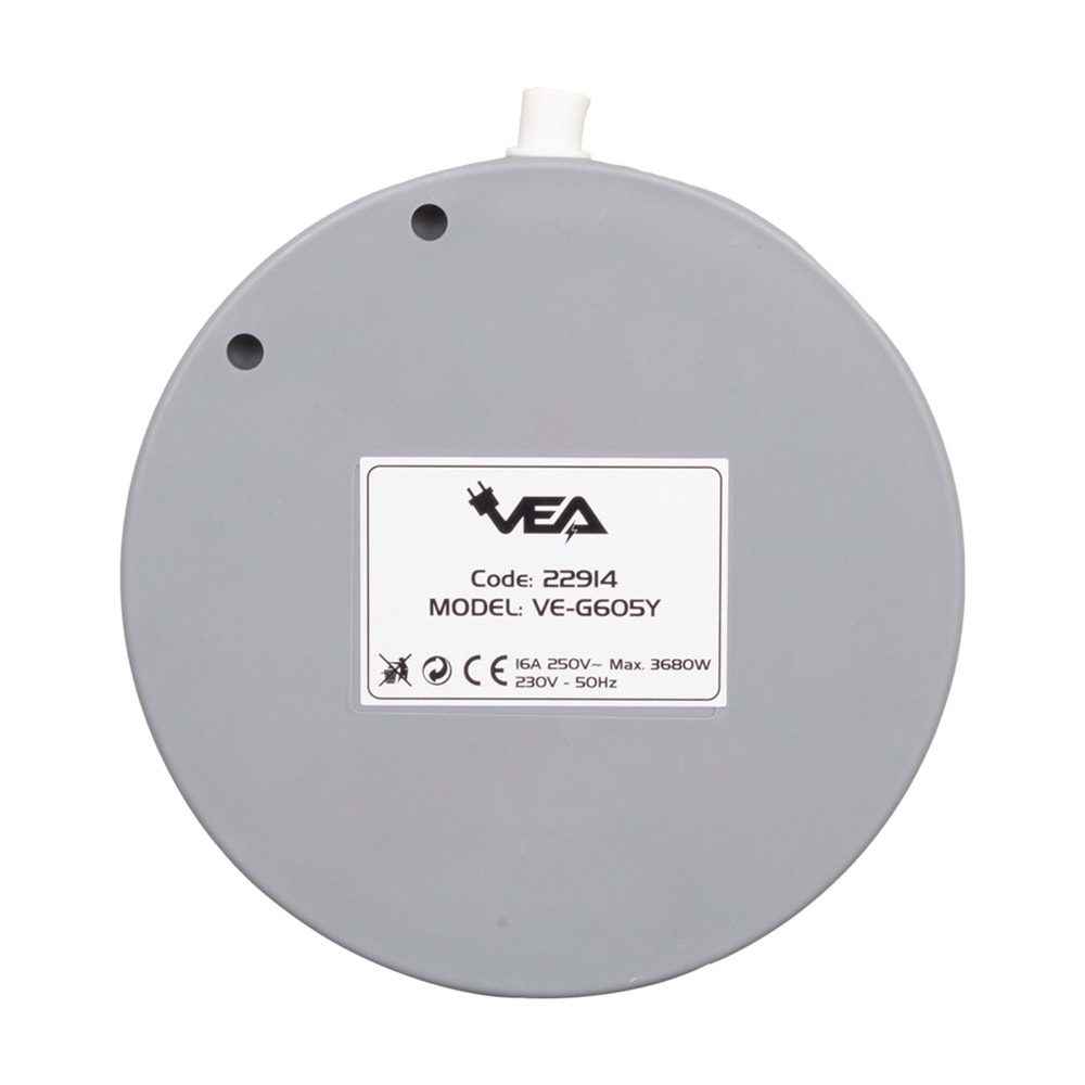 VEA VE-G605Y 5'Lİ ANAHTARLI 1.5 METRE GRUP PRİZ