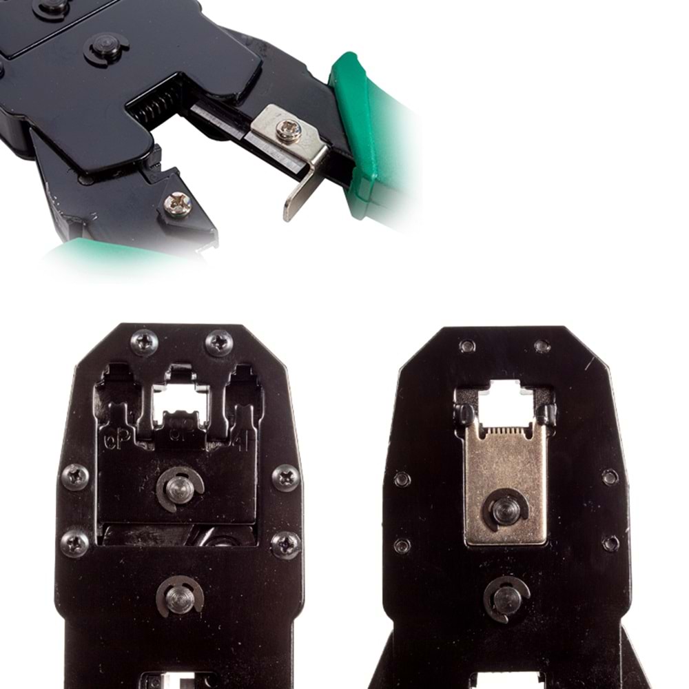 POWERMASTER PM-315 RJ45 - RJ12 - RJ11 3LÜ SOKET SIKMA PENSESİ