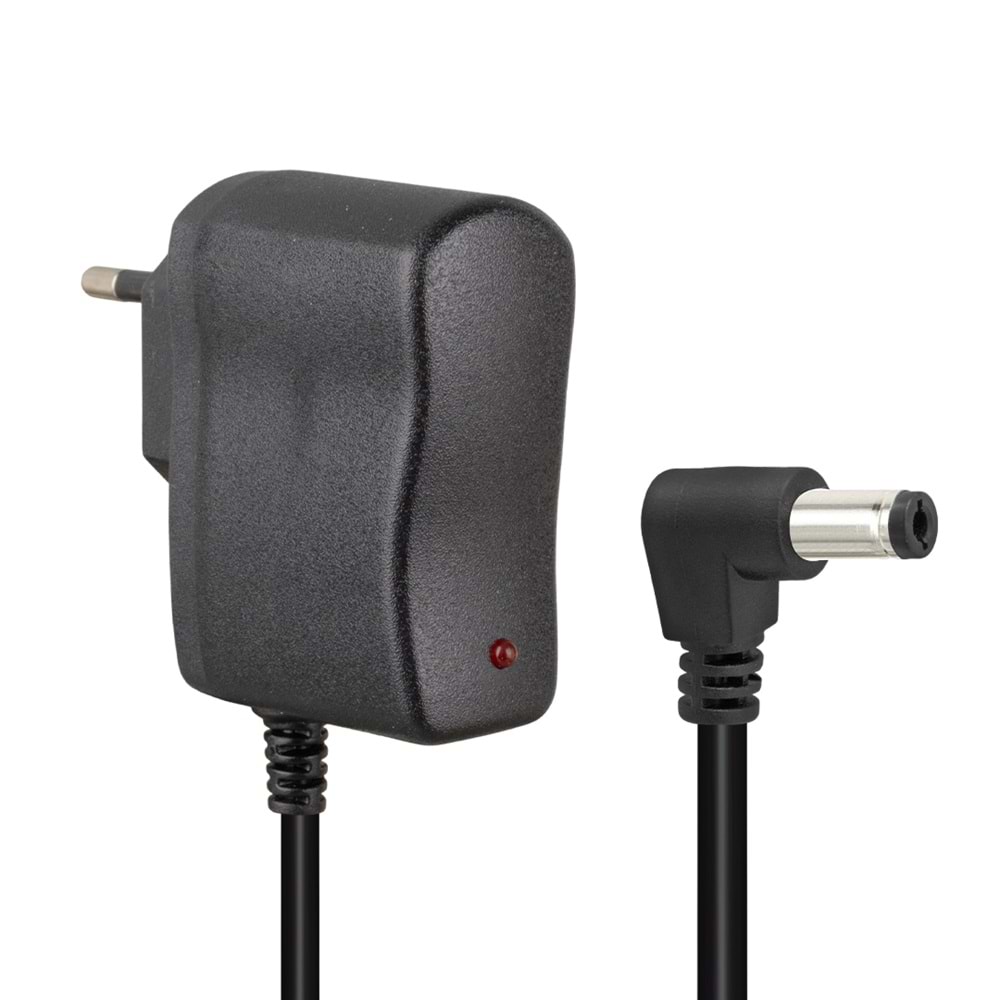 POWERMASTER PM-23719 9 VOLT - 0.5 AMPER 5.5*2.5MM L UÇLU PANASONIC TELSİZ TELEFON ADAPTÖR