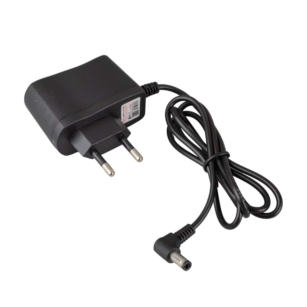 POWERMASTER PM-23719 9 VOLT - 0.5 AMPER 5.5*2.5MM L UÇLU PANASONIC TELSİZ TELEFON ADAPTÖR