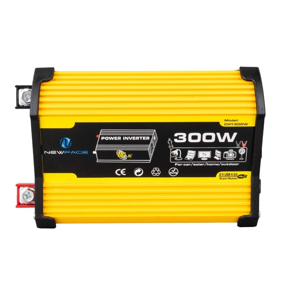 NEWFACE CHY300W 12 VOLT 300 WATT MODIFIED SINUS POWER INVERTER