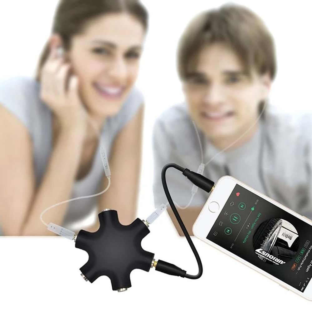 POWERMASTER PM-24172 6'LI 3.5MM STEREO AUX ÇOKLAYICI