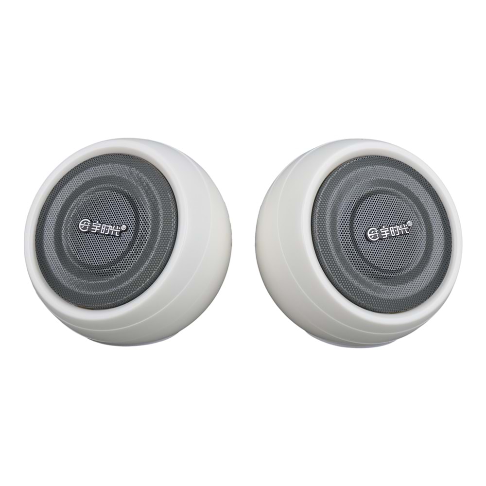 MAGICVOICE MV-24845 1+1 USB AUX OVAL MULTIMEDIA SES SİSTEMİ SPEAKER - HOPARLÖR 2X3WATT
