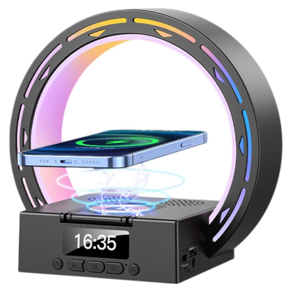 MAGICVOICE MV-25163 BLUETOOTH TAŞINABİLİR HOPARLÖR KABLOSUZ TELEFON STANDLI ŞARJLI