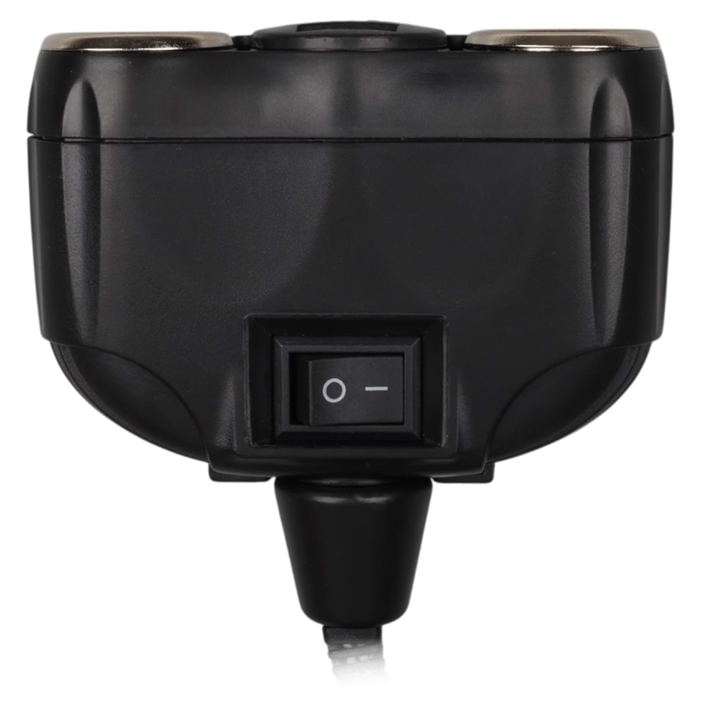 OLESSON 1630 12-24V ÇİFT USB GİRİŞLİ 120W 80CM KABLOLU 2'Lİ ARAÇ ÇAKMAK ÇOKLAYICI