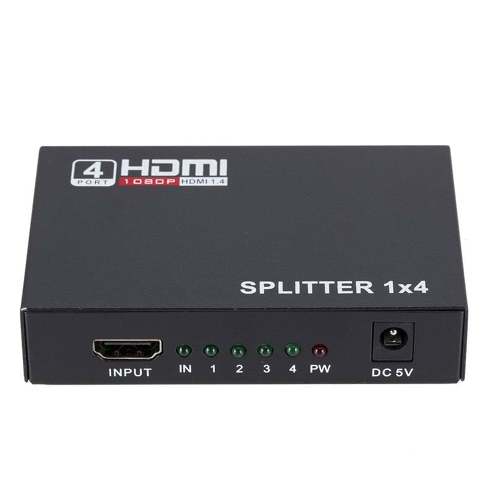 ROSE HDMI-104 1080İ-1080P 3D 1X4 PORT HDMI 1.4V DAĞITICI SPLITTER ÇOKLAYICI