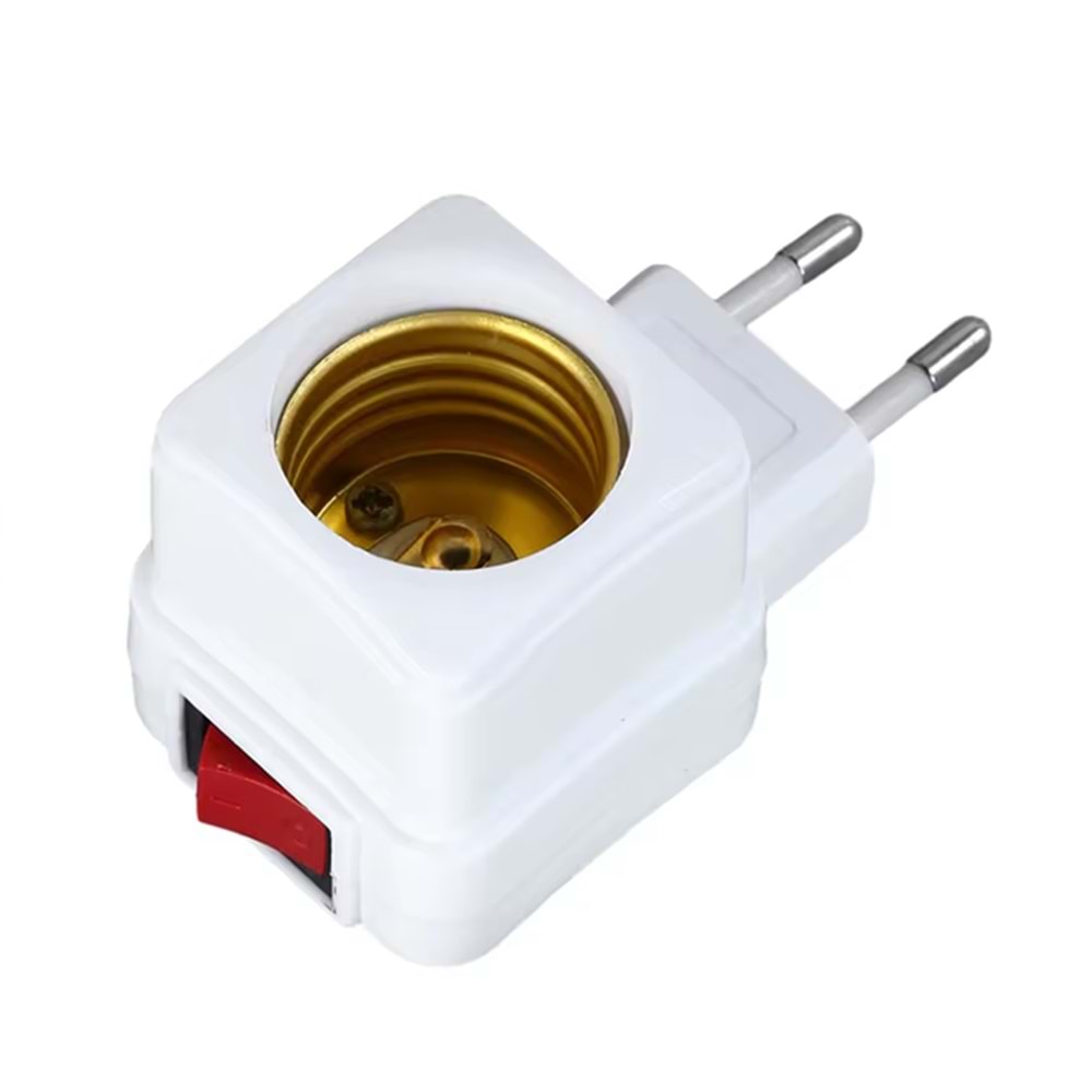 LEDX DY-107 FİŞLİ AÇMA KAPAMA ANAHTARLI E27 AMPUL DUY