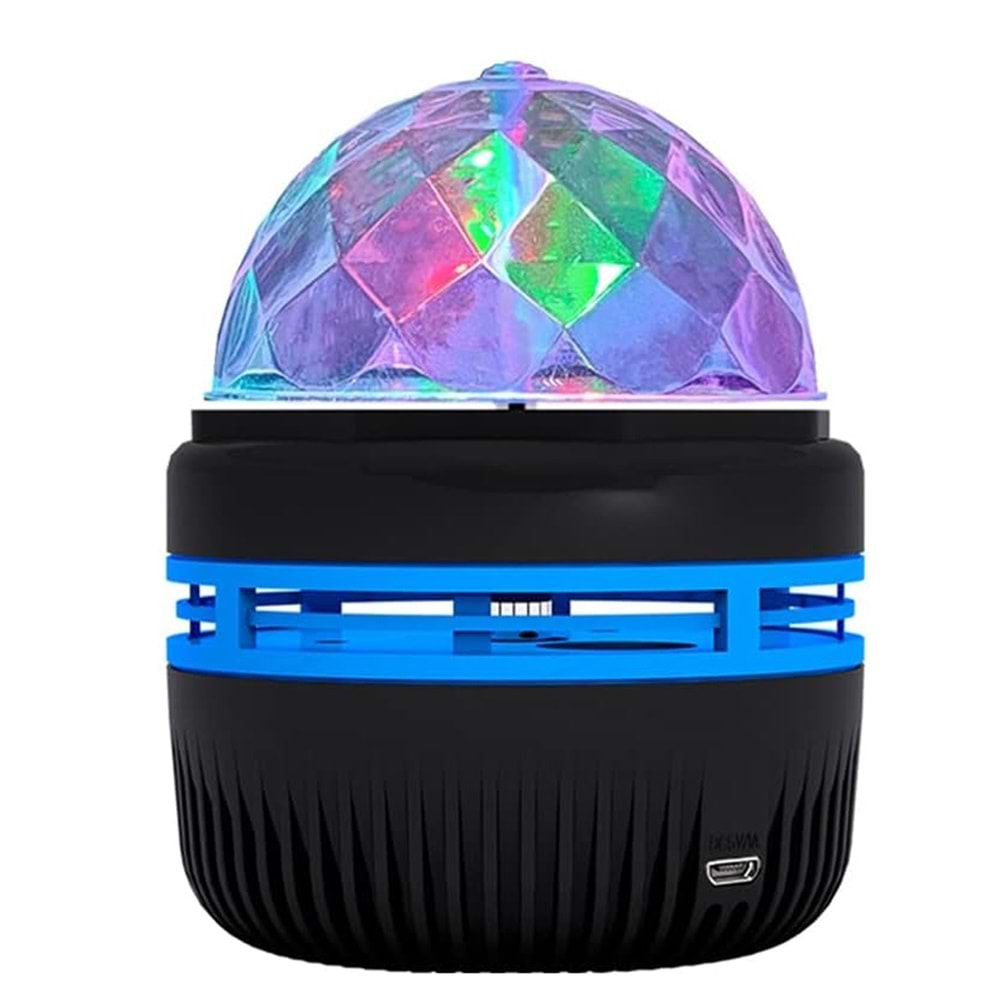 LEDX YQX-6888 MİNİ USBLİ SİHİRLİ RGB LED DİSKO TOPU