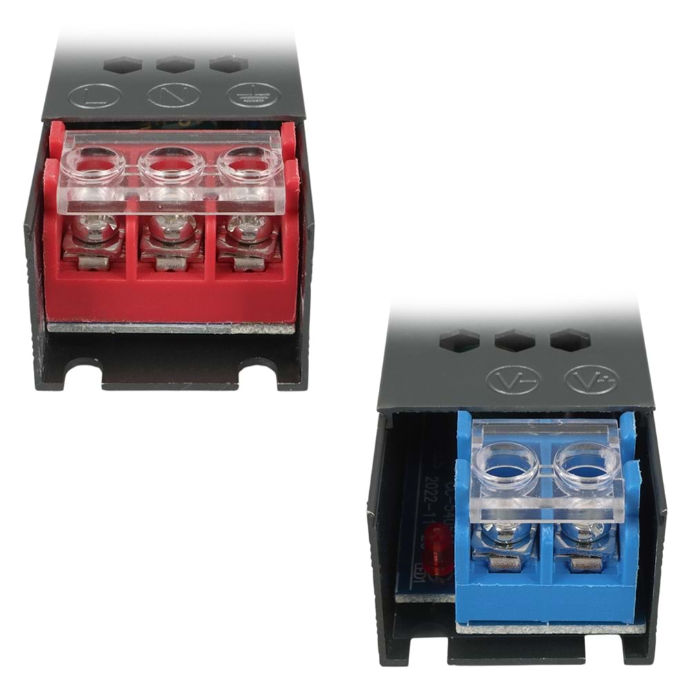 LEDX ALN-M1205 12 VOLT 5 AMPER 50X15X11MM ULTRA SLIM METAL KASA ADAPTÖR