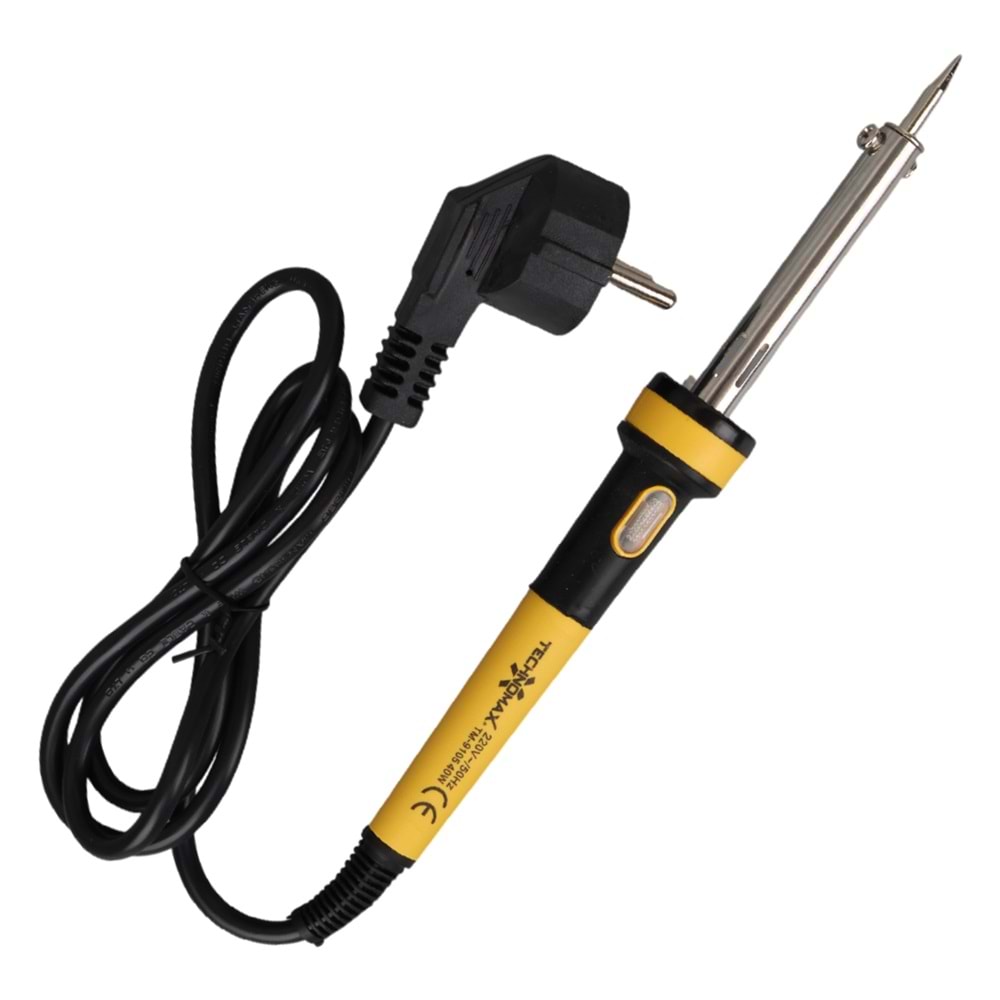 TECHNOMAX TM-9105 40 WATT KALEM HAVYA LEHİM MAKİNESİ AC220V 120CM KABLO
