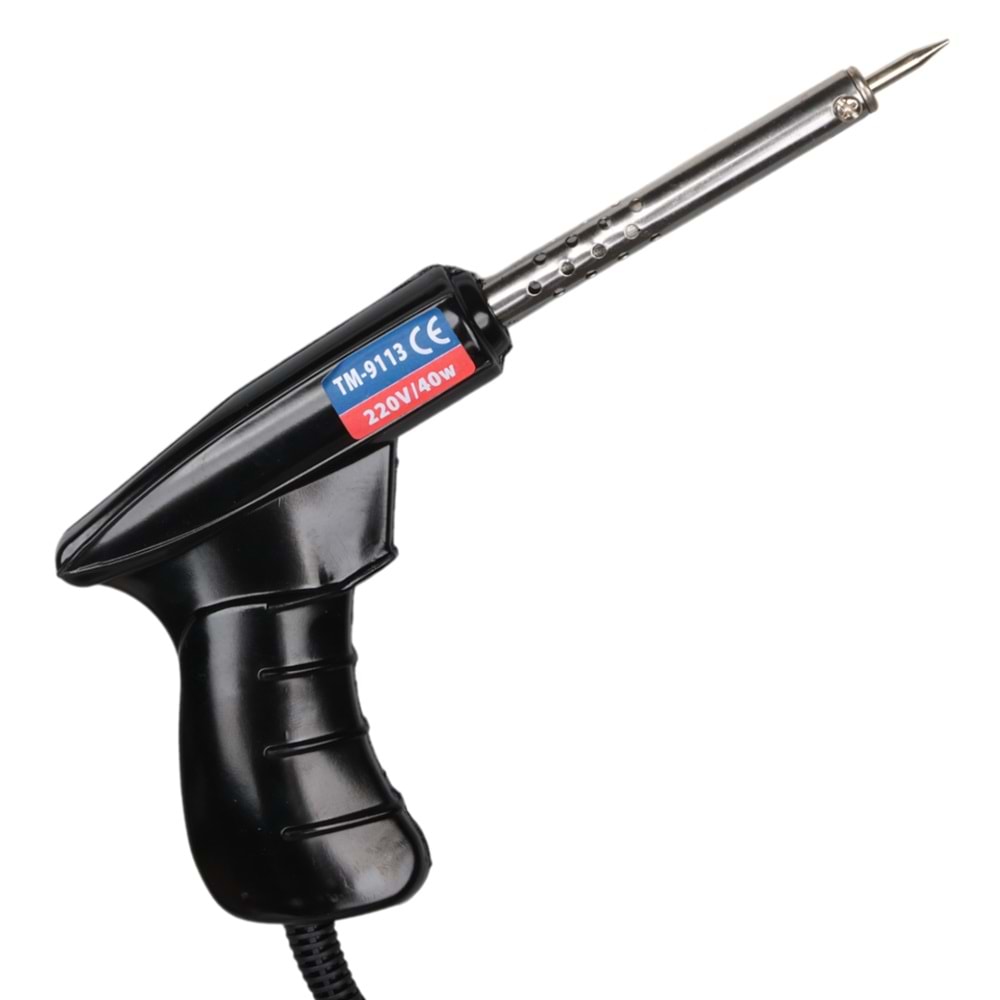 TECHNOMAX TM-9113 40 WATT TABANCA HAVYA LEHİM TELLİ LEHİM MAKİNESİ AC220V 120CM KABLO