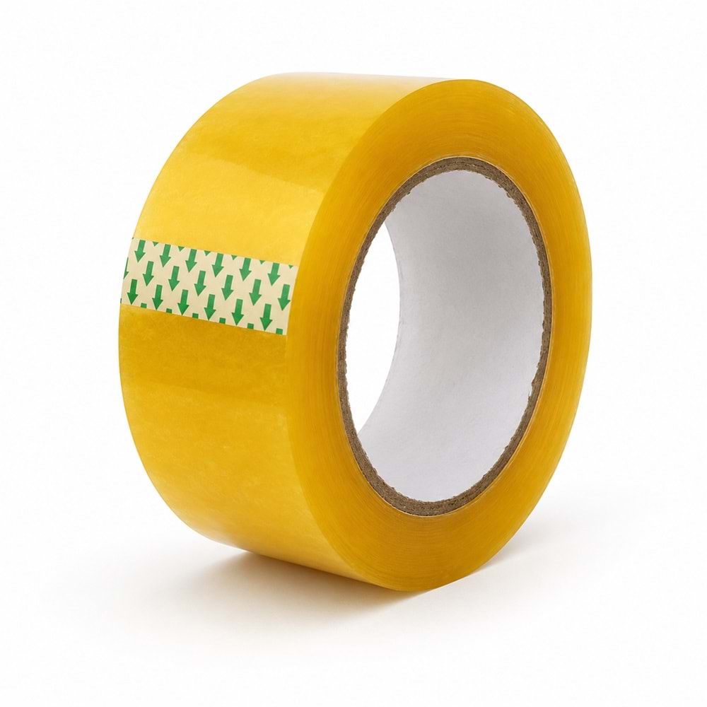 HELLO 50MM X 110 METRE ŞEFFAF BASKISIZ KOLİ BANDI YÜKSEK MUKAVEMETLİ