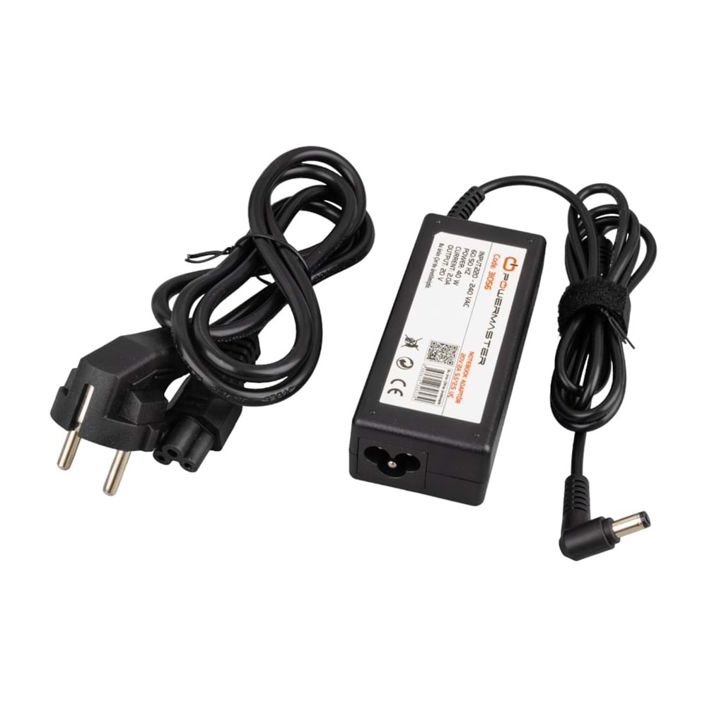 POWERMASTER 20 VOLT - 2 AMPER 5.5*2.5 UÇLU LENOVO IBM NOTEBOOK ADAPTÖR