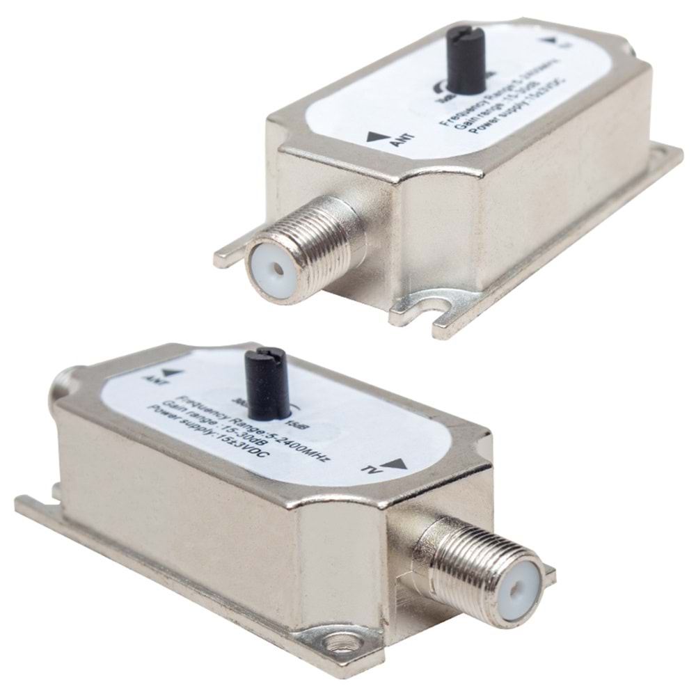 MAG AYARLI HAT KUVVETLENDİRİCİ INLINE AMPLIFIER 47-2150MHZ (15-30DB)