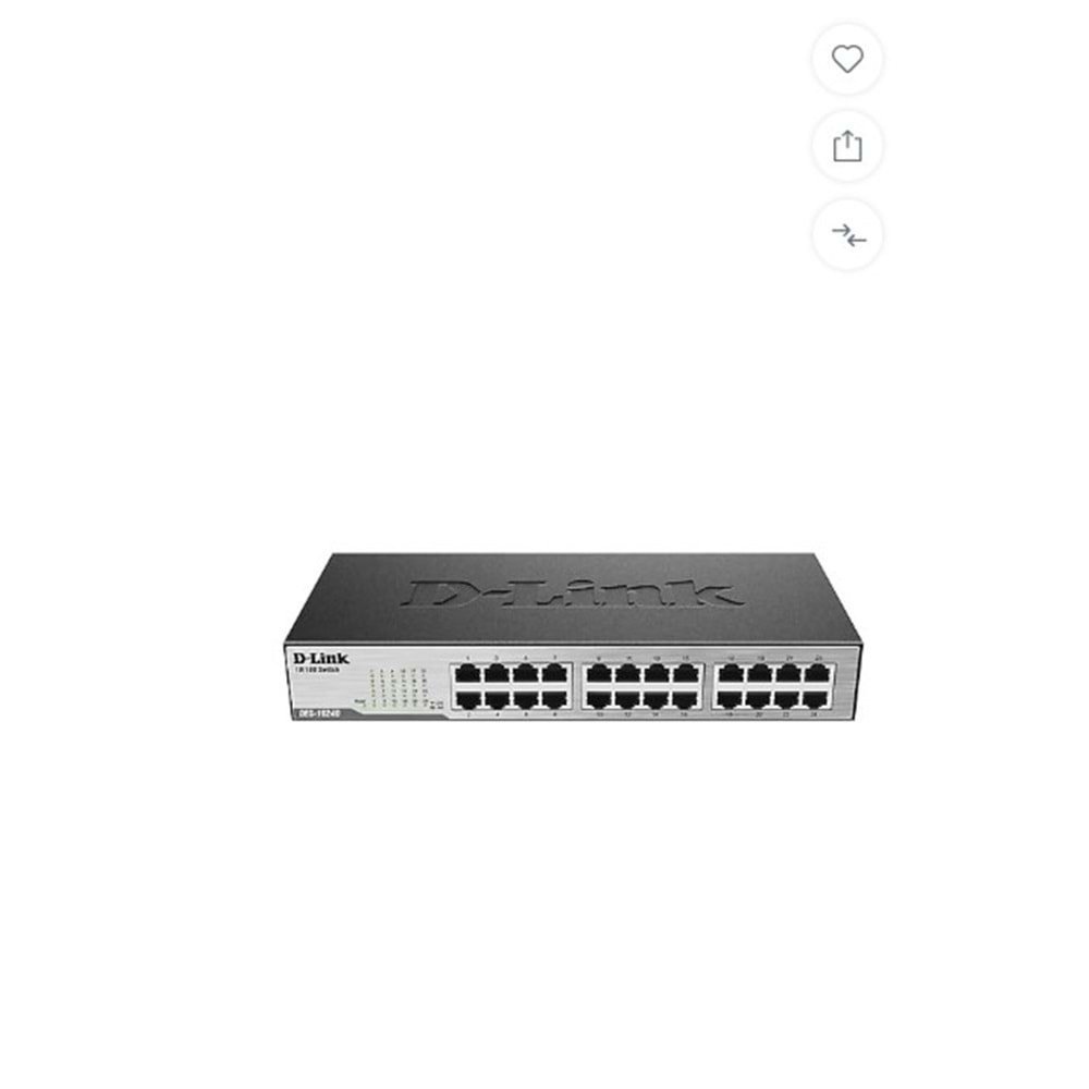 D-LINK DES-1024D 24 PORT 10/100 METAL KASA SWITCH