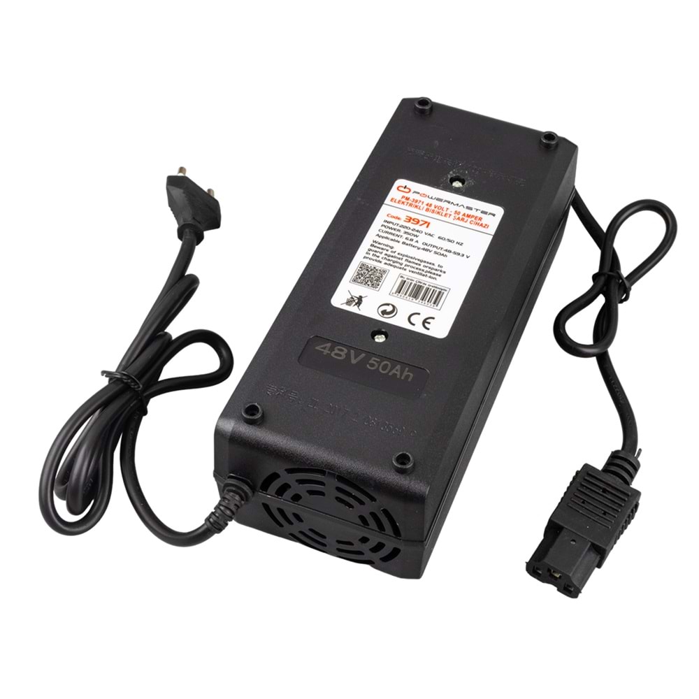 POWERMASTER PM-3971 48 VOLT - 50 AMPER ELEKTRİKLİ BİSİKLET ŞARJ CİHAZI