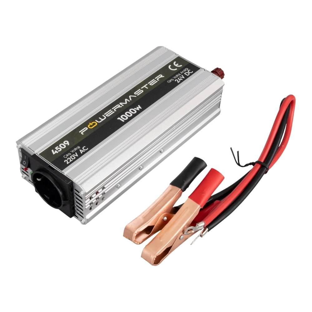 POWERMASTER PM-4509 24 VOLT 1000 WATT MODIFIED SINUS İNVERTER
