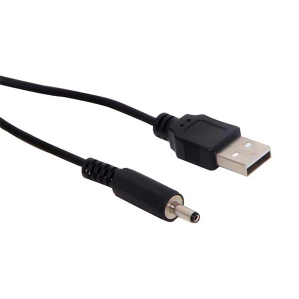 POWERMASTER USB KALIN (3.5*1.35) ADAPTÖR JACKLI KABLO 1 METRE