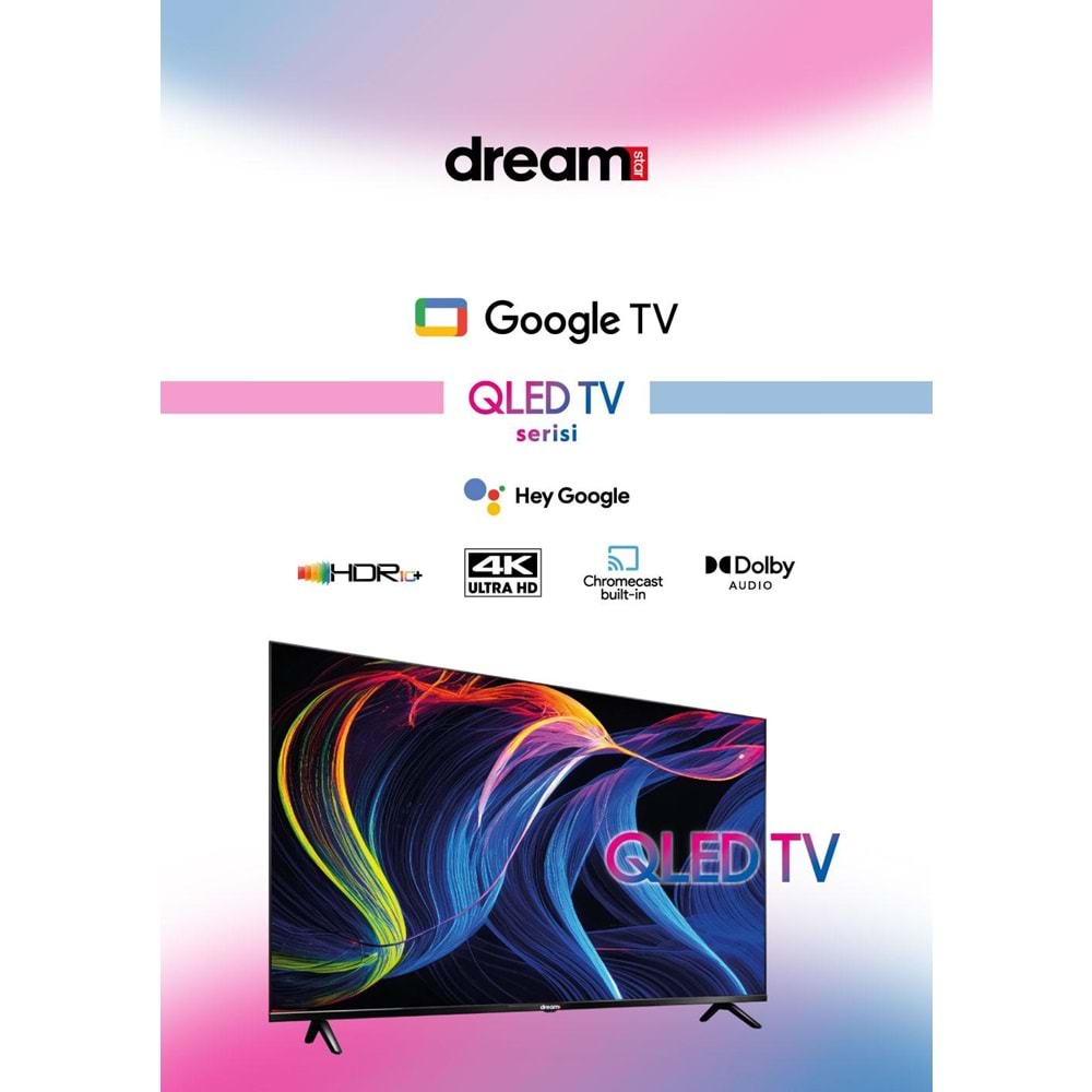 DREAMSTAR GOOGLE TV 55DSE102Q 55 İNÇ (140 CM) LED TV