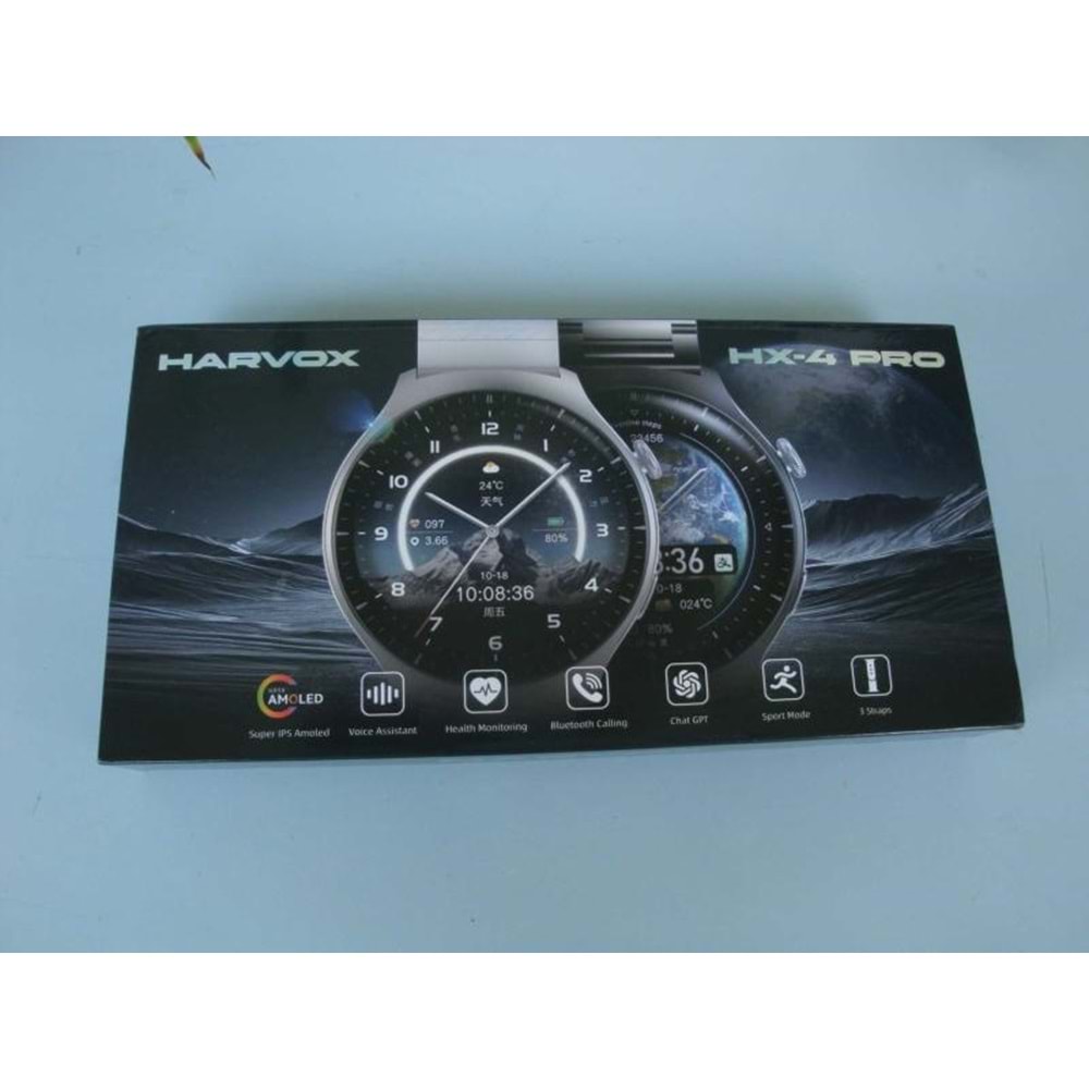 Harvox Watch Hx-4 Pro Akıllı Saat Apple iPhone ve Android Tüm Telefonlara Uyumlu
