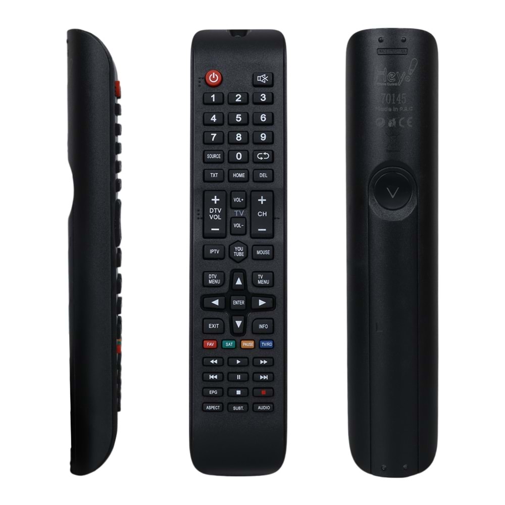 HEY KL KÜÇÜK KALIP REDLINE 32''-43''-50'' ANDROID UYDULU LCD LED TV KUMANDA (70145=40122=19470)