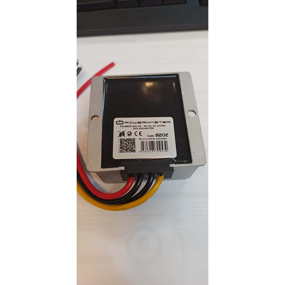 POWERMASTER PM-8202 24V DC / 12V DC 30 AMPER OTO KONVERTÖR