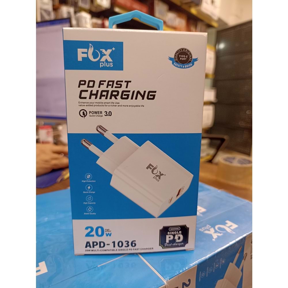 FOX PLUS 20W ŞARJ ALETİ SETİ