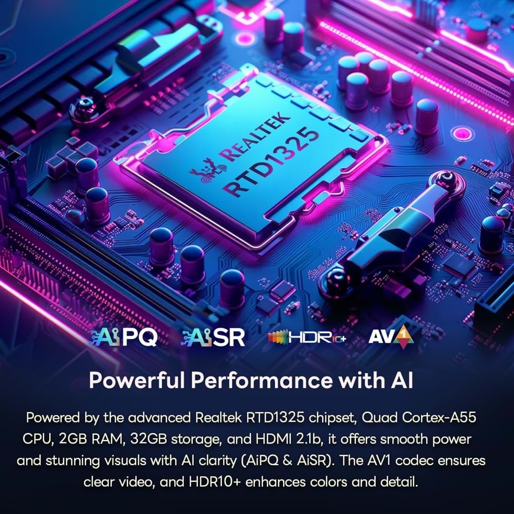 ALPSMART AS-GT1 2/32 GB Netflix Google TV